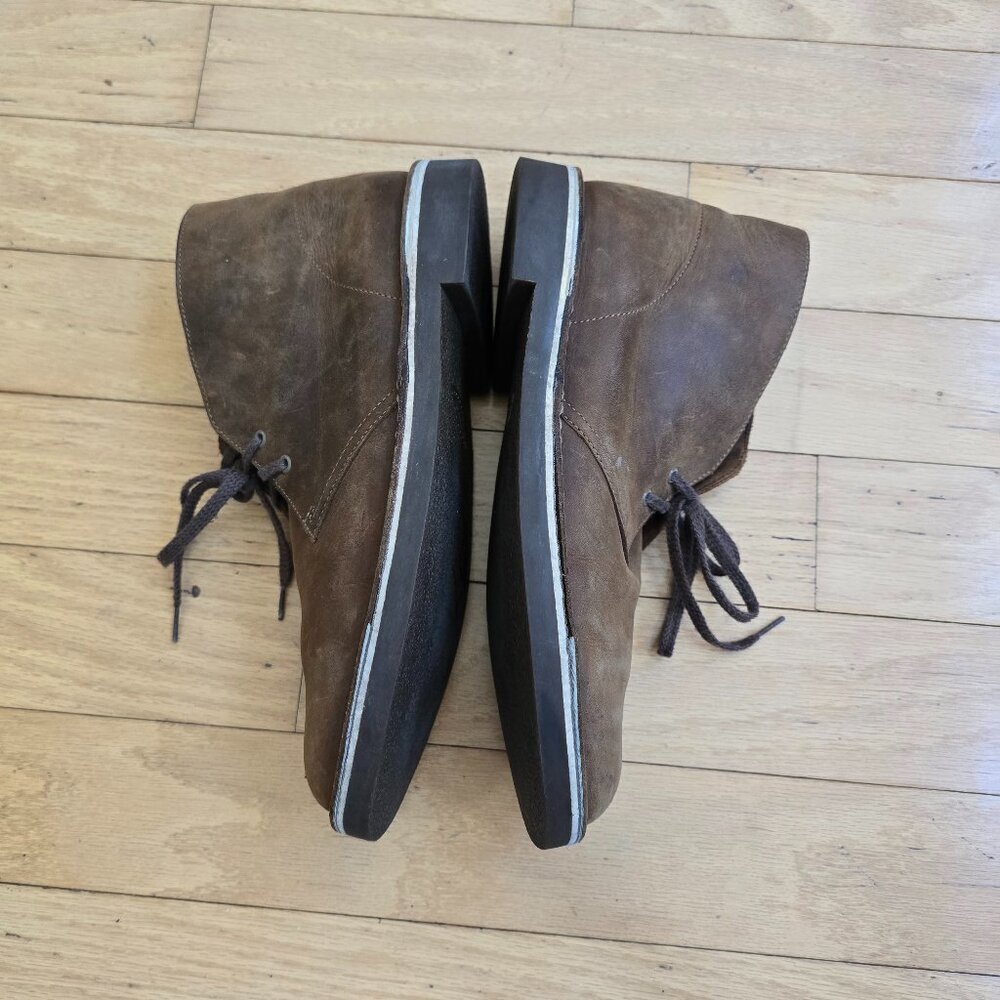 Clarks | Bushacre 2 brown leather collegiate chukka boots | MENS 9.5 - Picture 10 of 11